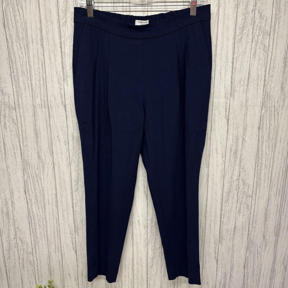 Womens Size 8 Babaton Cohen Pant Navy Blue EUC